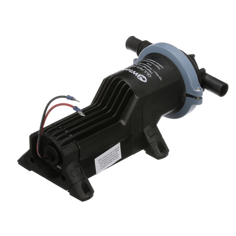 Whale BP1552 Gulper 220 Pump, Manages Gray Waste, 3.5 GPM Flow Rate, 12V DC, Â¾-Inch Hose Connections, Black - Image 1